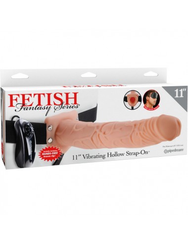 FETISH FANTASY SERIES 11 &quot;HOLLOW STRAP-ON VIBRANTE CON PALLINE 27