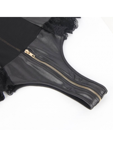 QUEEN LINGERIE - TEDDY CON CERNIERA S/M