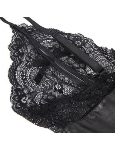 QUEEN LINGERIE - TEDDY CON CERNIERA S/M