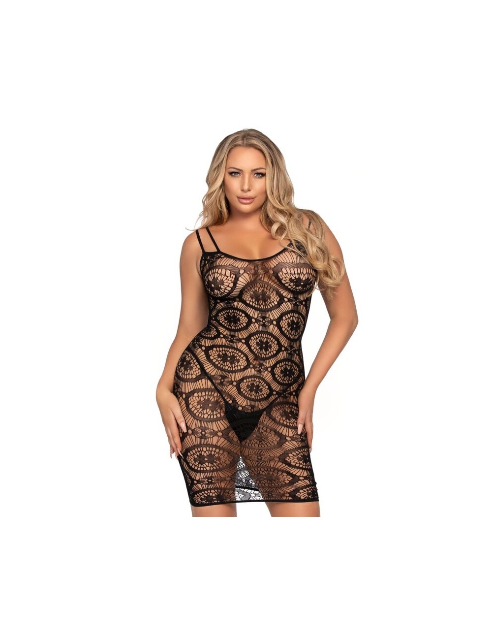 VESTITO MINI LEG AVENUE DAISY CROCHET TAGLIA UNICA VESTITO MINI LEG AVENUE DAISY CROCHET TAGLIA UNICA