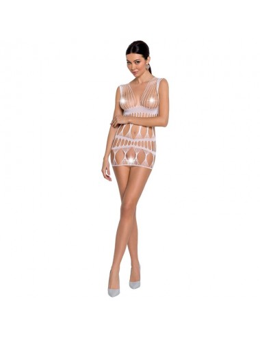 BODYSTOCKING PASSION WOMAN BS089 - TAGLIA UNICA BIANCO