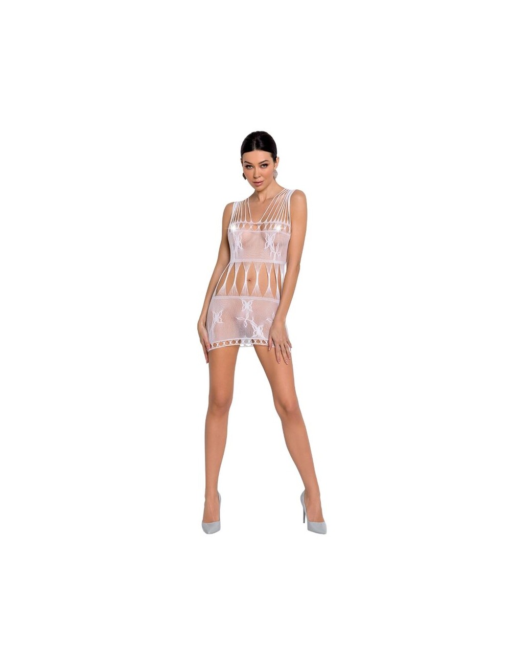 BODYSTOCKING PASSION WOMAN BS090 - BIANCO TAGLIA UNICA BODYSTOCKING PASSION WOMAN BS090 - BIANCO TAGLIA UNICA