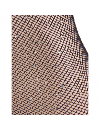 QUEEN LINGERIE - ABITO BODY A RETE CON DIAMANTI S/L