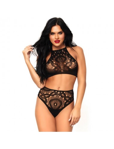 LEG AVENUE SET 2 PEZZI TOP E MUTANDINE M / L