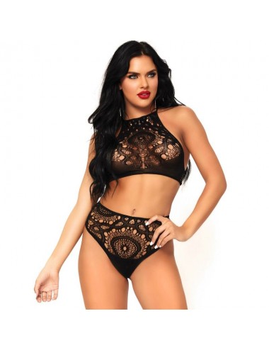 LEG AVENUE SET 2 PEZZI TOP E MUTANDINE M / L