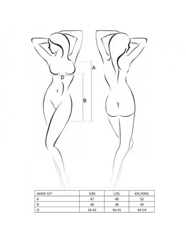 PASSION WOMAN AKKIE NURSE COSTUME SET S / M