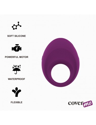 COVERME DYLAN COCK RING RICARICABILE 10 VELOCITÀ IMPERMEABILE