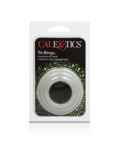 I CALEX TRI-RINGS BRILLANO AL BUIO