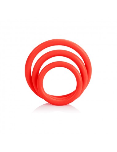 CALEX TRI-RINGS SET RED