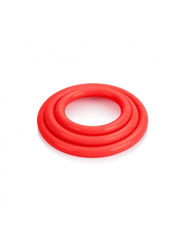 CALEX TRI-RINGS SET RED