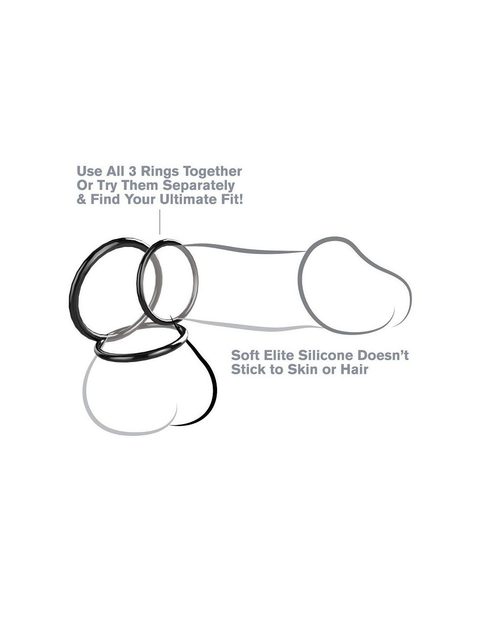 SET 3 ANELLI STAMINA IN SILICONE FANTASY C-RINGZ SET 3 ANELLI STAMINA IN SILICONE FANTASY C-RINGZ
