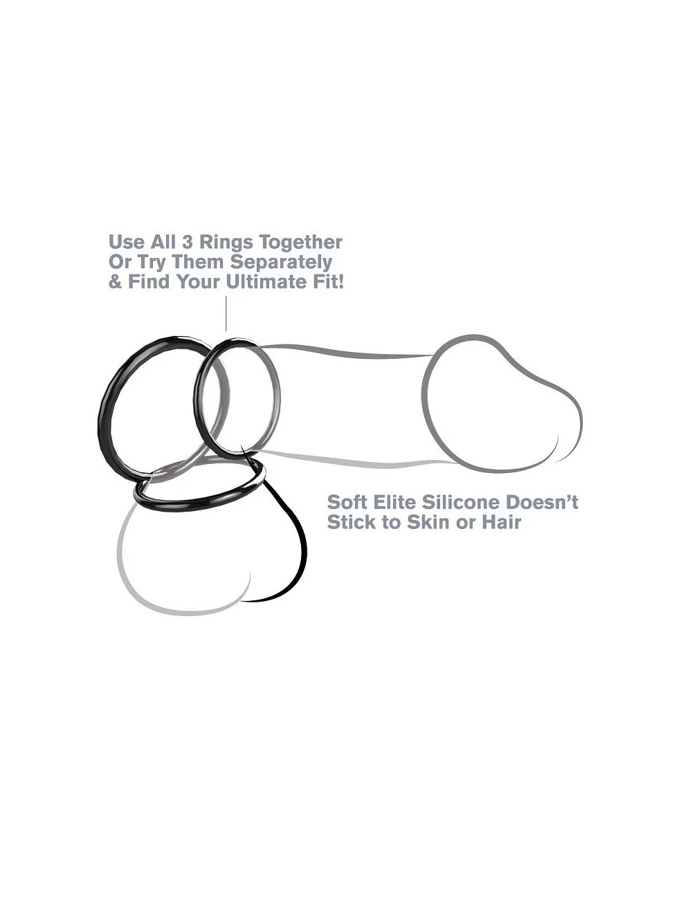 SET 3 ANELLI STAMINA IN SILICONE FANTASY C-RINGZ SET 3 ANELLI STAMINA IN SILICONE FANTASY C-RINGZ
