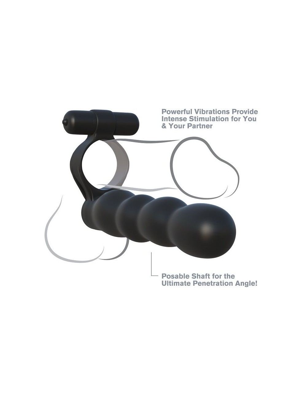 DOPPIO PENETRATORE POSABILE FANTASY C-RINGZ DOPPIO PENETRATORE POSABILE FANTASY C-RINGZ