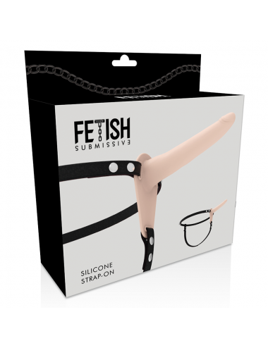 FETISH SUBMISSIVE ARNÉS SILICONA FLESH 15CM