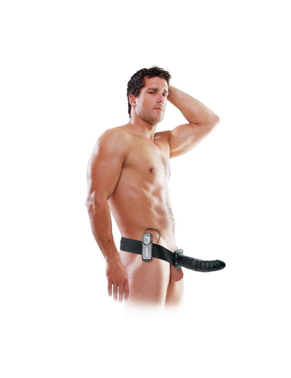FANTASIA FETISH 19 CM VIBRANTE CON CINTURINO NERO FANTASIA FETISH 19 CM VIBRANTE CON CINTURINO NERO