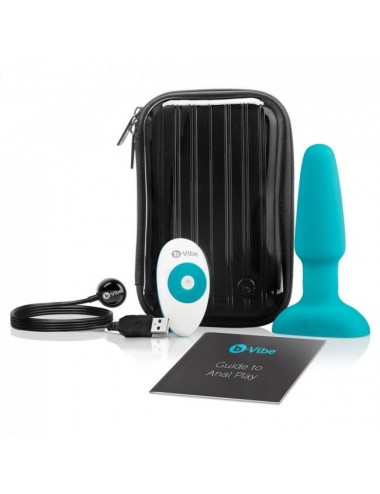 B-VIBE RIMMING CONTROL REMOTO ANAL PLUG 2 TEAL