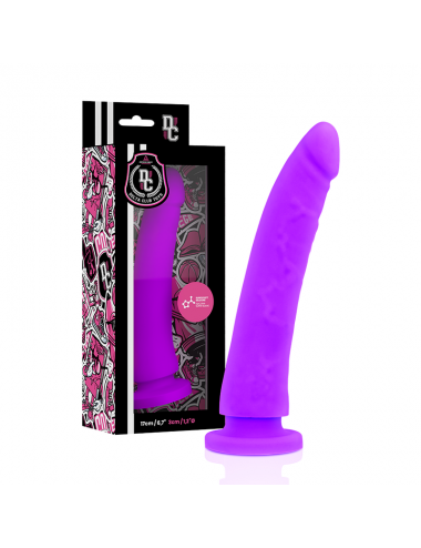 DELTA CLUB TOYS IMBRACATURA + DONG SILICONE VIOLA 17 X 3 CM