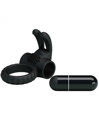 PRETTY LOVE EUDORA ANILLO VIBRADOR CON ESTIMULADOR