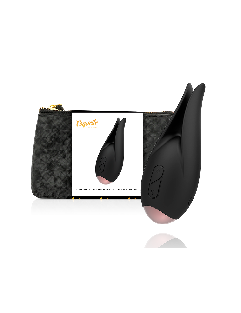 STIMOLATORE CLITORIALE COQUETTE CHIC DESIRE NERO/ORO STIMOLATORE CLITORIALE COQUETTE CHIC DESIRE NERO/ORO