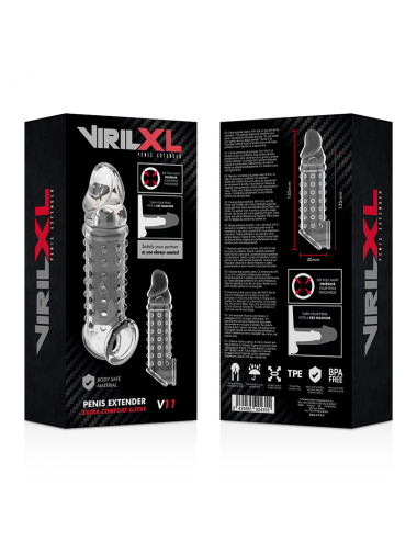 VIRILXL EXTENSION Y FUNDA  DE PENE  V11 TRANSPARENTE