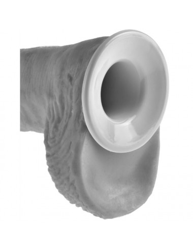 KING COCK 30,5 CM SISTEMA DI SOSPENSIONE CON CINTURINO CAVO - CARNE