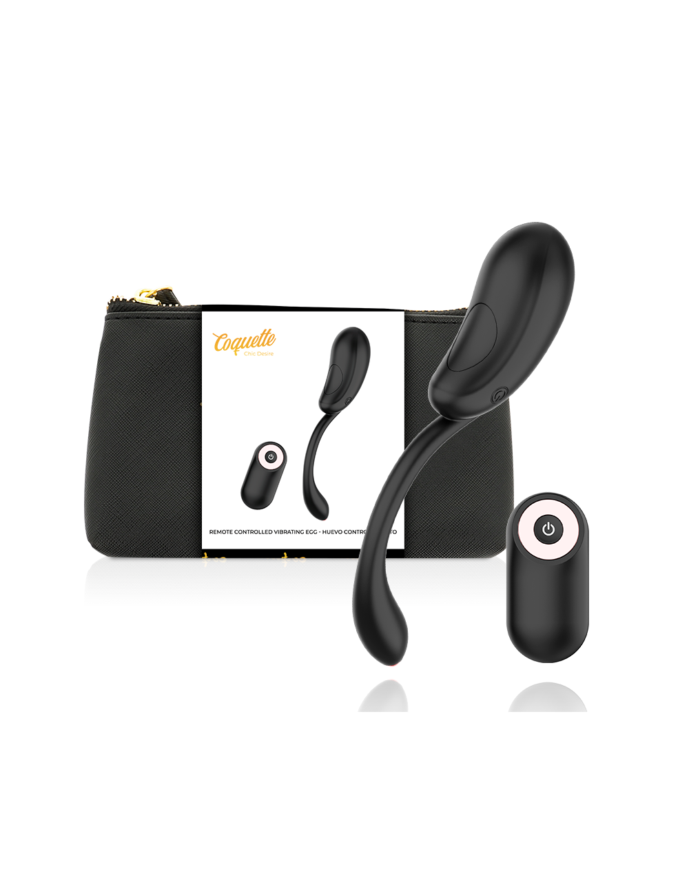 COQUETTE CHIC DESIRE UOVO VIBRANTE TELECOMANDO RICARICABILE NERO/ORO COQUETTE CHIC DESIRE UOVO VIBRANTE TELECOMANDO RICARICABILE NERO/ORO