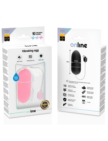ONLINE UOVO VIBRANTE IMPERMEABILE - ROSA