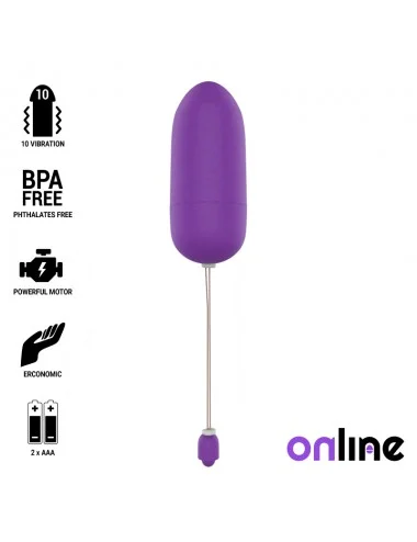 ONLINE UOVO VIBRANTE IMPERMEABILE - VIOLA