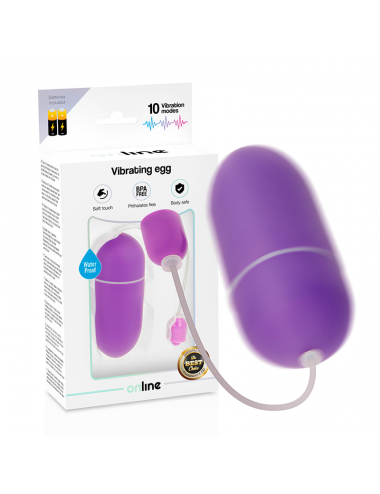 ONLINE UOVO VIBRANTE IMPERMEABILE - VIOLA