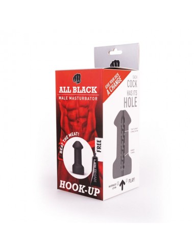 ALL BLACK MASTURBATOR HOOK-UP