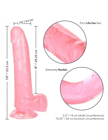 DILDO REGINA DIMENSIONI CALEX - ROSA 20
