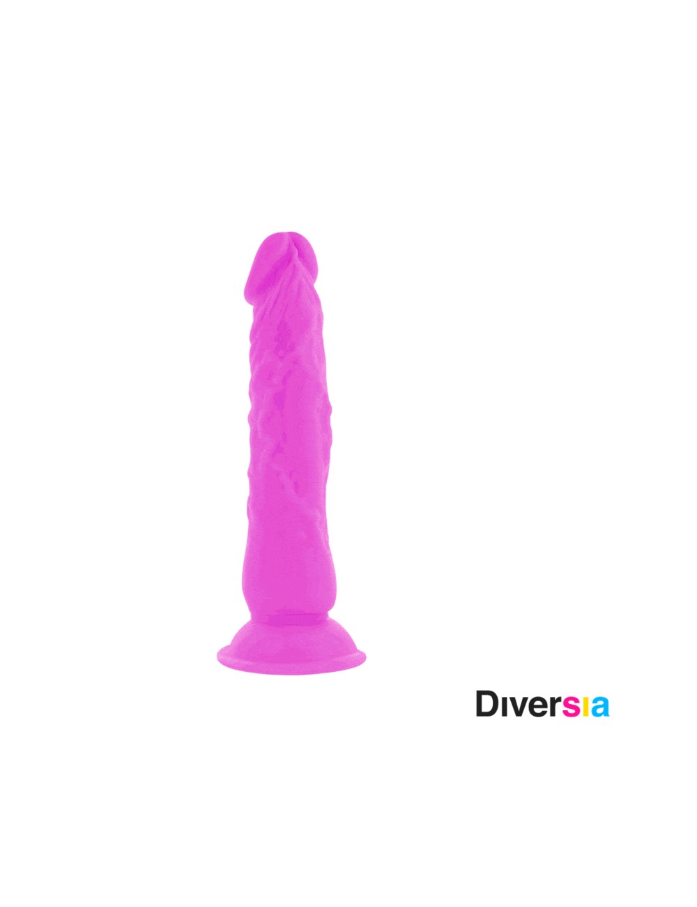 DIVERSIA DILDO VIBRANTE FLESSIBILE 21 CM - VIOLA DIVERSIA DILDO VIBRANTE FLESSIBILE 21 CM - VIOLA