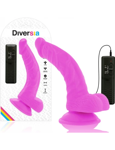 DIVERSIA DILDO VIBRANTE FLESSIBILE 21