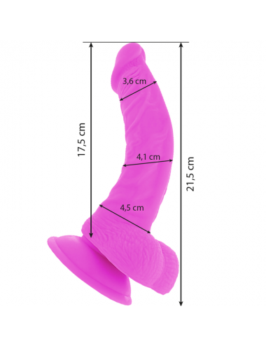 DIVERSIA DILDO VIBRANTE FLESSIBILE 21