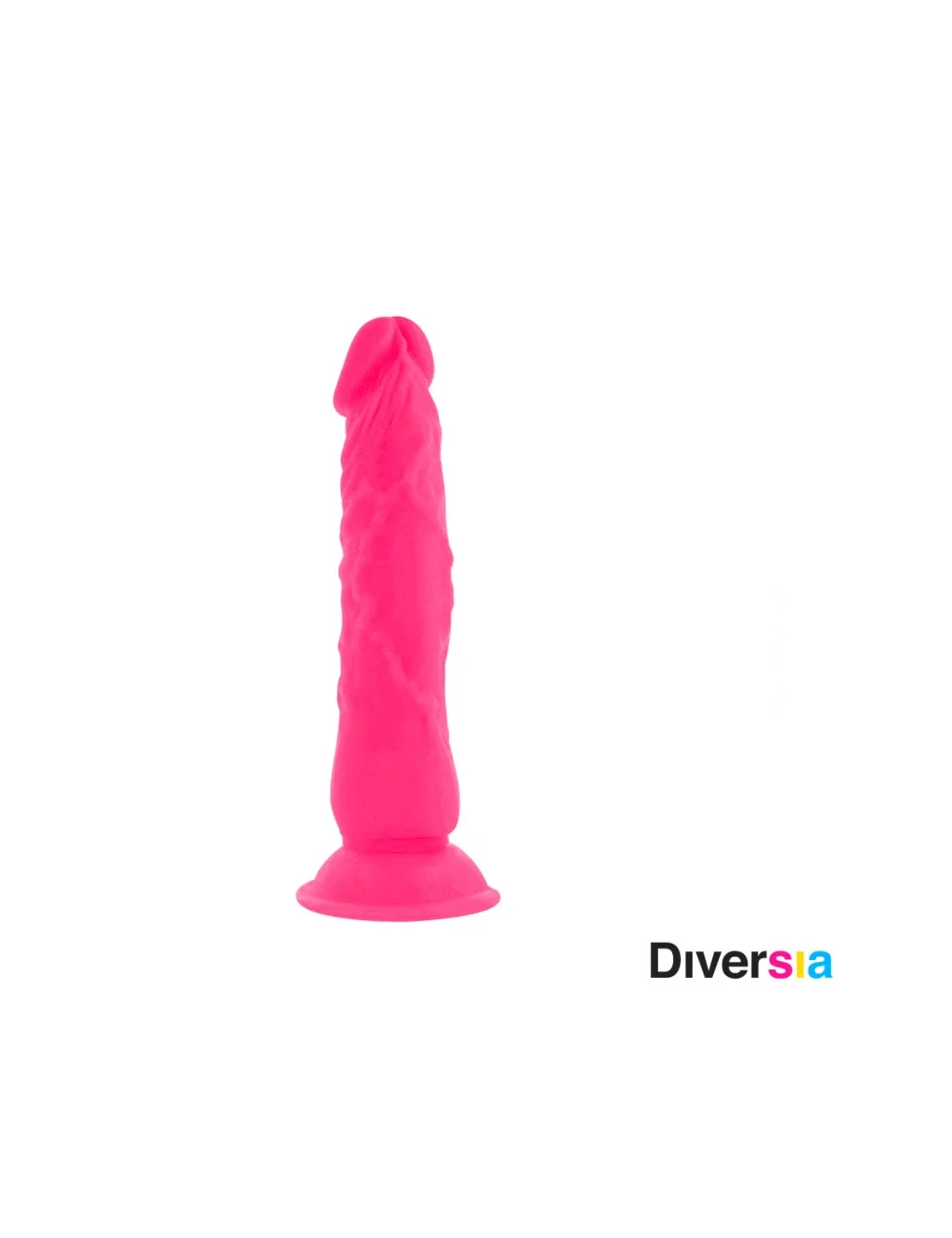 DIVERSIA DILDO VIBRANTE FLESSIBILE 21 CM - ROSA DIVERSIA DILDO VIBRANTE FLESSIBILE 21 CM - ROSA