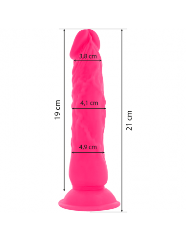 DIVERSIA DILDO VIBRANTE FLESSIBILE 21 CM - ROSA