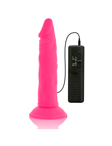 DIVERSIA DILDO VIBRANTE FLESSIBILE 23 CM - ROSA