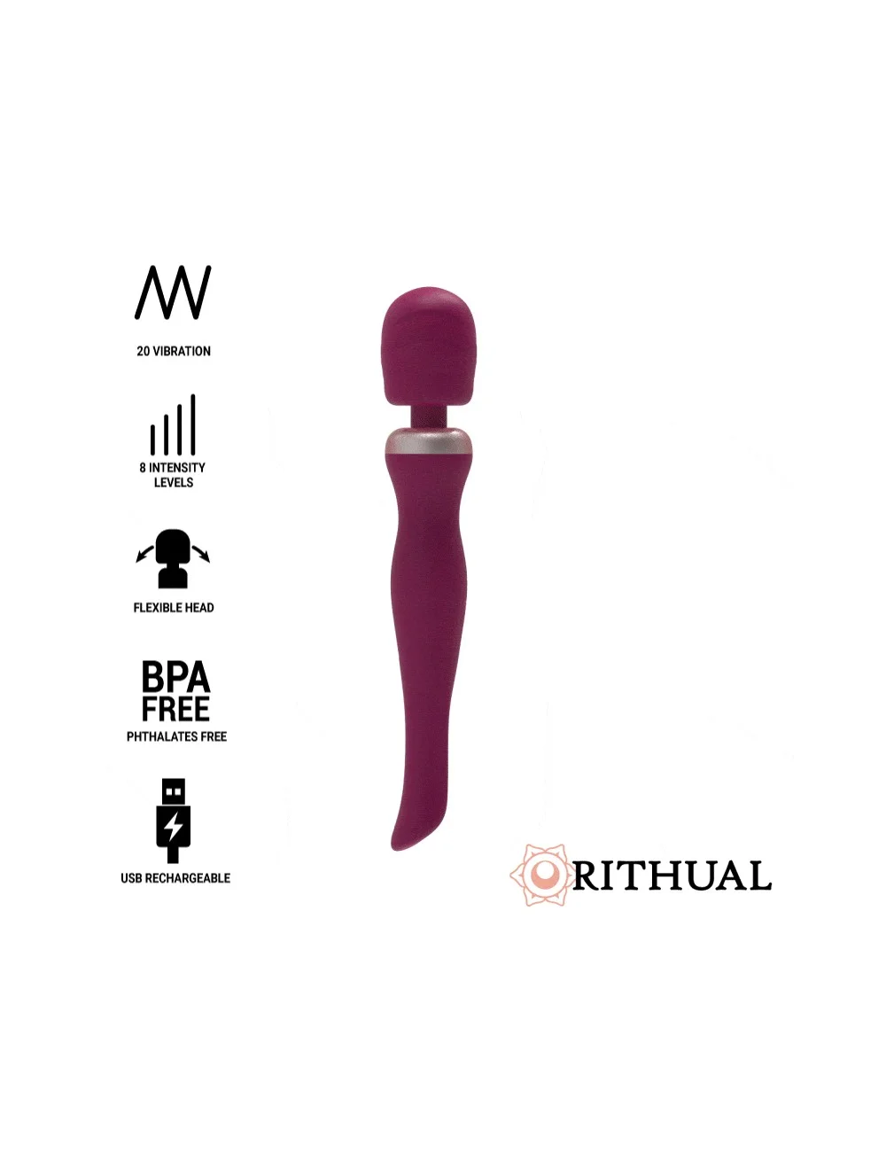 RITHUAL AKASHA WAND RECARGABLE POTENTE 2.0 ORQUIDEA RITHUAL AKASHA WAND RECARGABLE POTENTE 2.0 ORQUIDEA