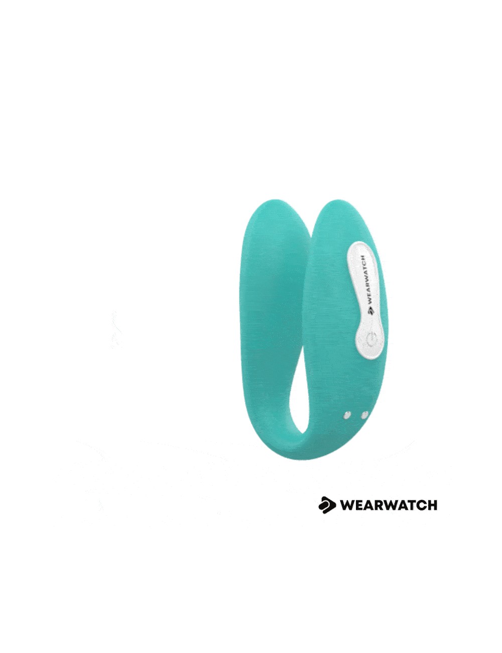 WEARWATCH DUAL PLEASURE WIRELESS TECHNOLOGY WATCHME AQUAMARINE / SNOWY WEARWATCH DUAL PLEASURE WIRELESS TECHNOLOGY WATCHME AQUAMARINE / SNOWY