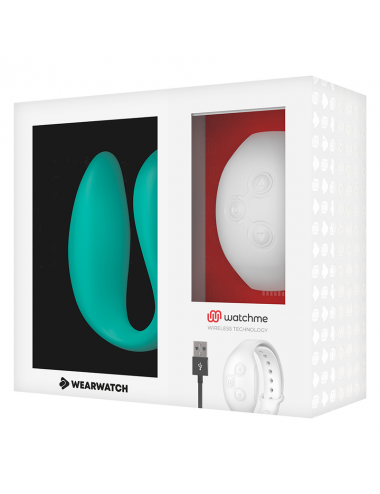 WEARWATCH DUAL PLEASURE WIRELESS TECHNOLOGY WATCHME AQUAMARINE / SNOWY