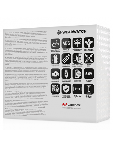 WEARWATCH DUAL PLEASURE WIRELESS TECHNOLOGY WATCHME AQUAMARINE / SNOWY