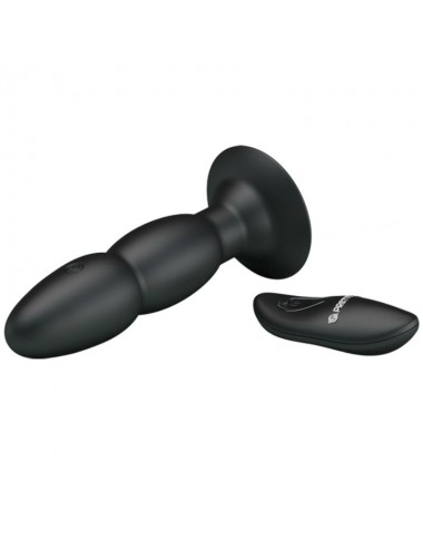 PRETTY LOVE PLUG VIBRADOR Y ROTACIÓN POR CONTROL REMOTO