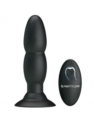 PRETTY LOVE PLUG VIBRADOR Y ROTACIÓN POR CONTROL REMOTO
