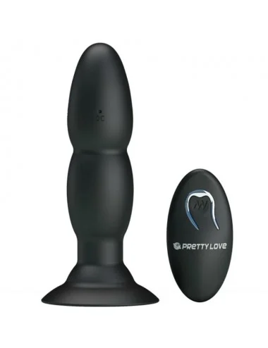 PRETTY LOVE PLUG VIBRADOR Y ROTACIÓN POR CONTROL REMOTO