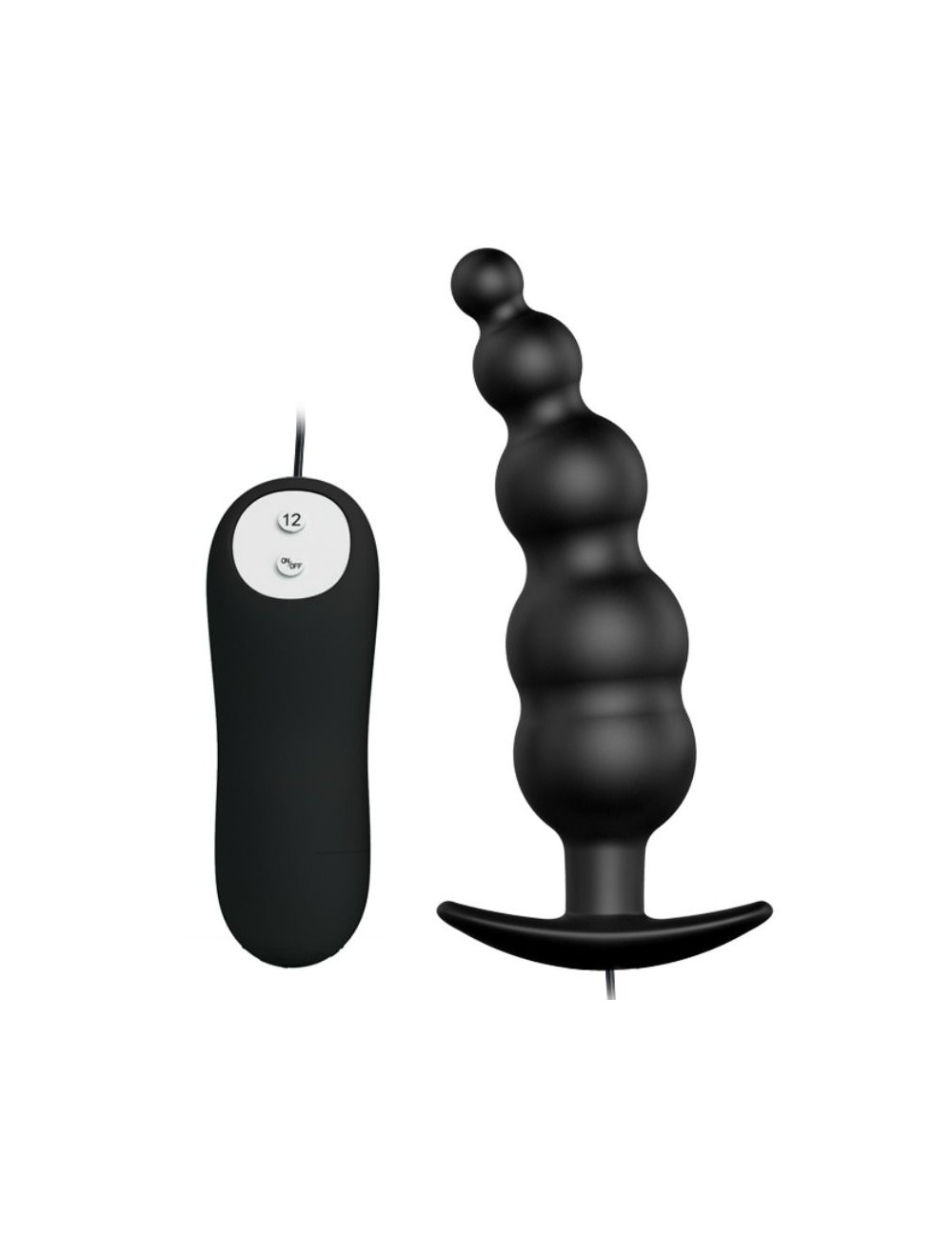 PRETTY LOVE PLUG ANAL SILICONA ESTIMULACION EXTRA Y 12 MODOS VIBRACION - NEGRO PRETTY LOVE PLUG ANAL SILICONA ESTIMULACION EXTRA Y 12 MODOS VIBRACION - NEGRO