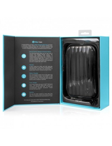 B-VIBE RIMMING CONTROL REMOTO ANAL PLUG  PETITE  NEGRO