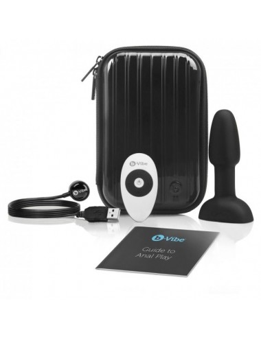 B-VIBE RIMMING CONTROL REMOTO ANAL PLUG  PETITE  NEGRO