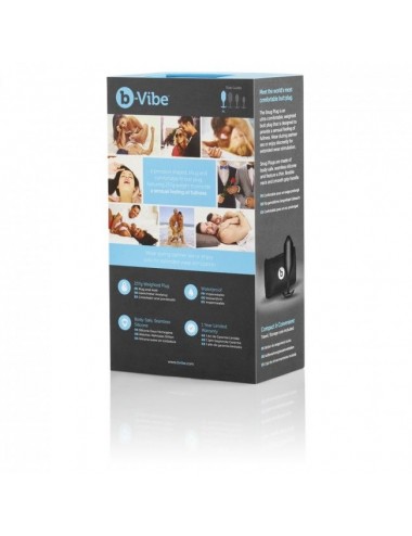 B-VIBE  SNUG PLUG ANAL 4 NEGRO