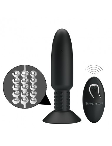 PRETTY LOVE BOTTOM - PLUG CON VIBRACION Y ROTACION