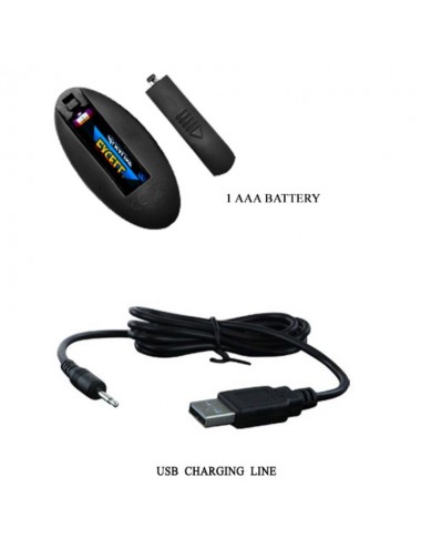 PRETTY LOVE BOTTOM - PLUG CON VIBRACION Y ROTACION